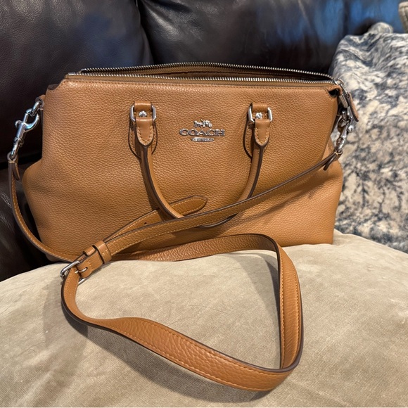 Coach Brown Leather Satchel - Picture 1 of 3